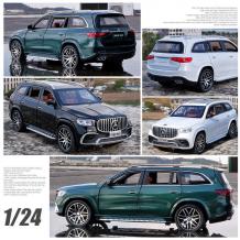 Метален джип с отварящи се врати капаци светлини и звуци Mercedes-Benz AMG GLS 63 1:24