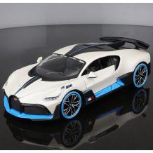 Метална кола с отварящи се врати капаци светлини и звуци Bugatti DIVO 1:32