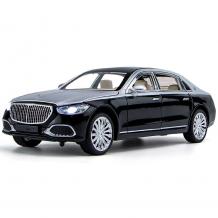 Метална кола с отварящи се врати капаци светлини и звуци Maybach S680 1:24