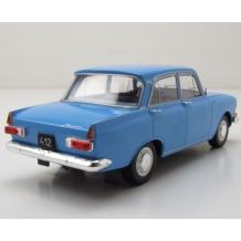 Метална кола Moskwitsch 412 1970 light blue WHITE BOX - 1:24