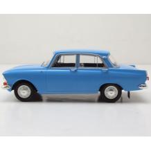 Метална кола Moskwitsch 412 1970 light blue WHITE BOX - 1:24