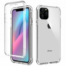 Силиконов калъф / гръб / TPU 360° за Apple iPhone 11 Pro 5.8'' - прозрачен / 2 части / лице и гръб