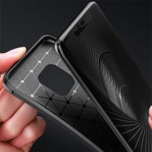 Луксозен силиконов калъф / гръб / TPU Auto Focus за Huawei Mate 20 Pro - черен / Carbon