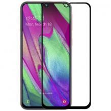 5D full cover Tempered glass Full Glue screen protector Xiaomi Mi 9T / Извит стъклен скрийн протектор с лепило от вътрешната страна за Xiaomi Mi 9T - черен