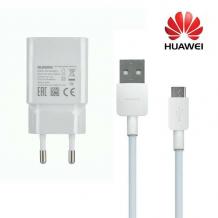 Оригинално зарядно за Huawei Y6 2019 / Honor 8A / AP32 Quick Charge Micro USB - бяло
