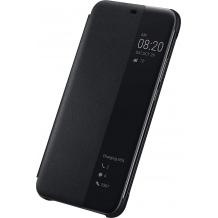 Луксозен калъф Smart View Cover за Huawei Mate 20 Lite - черен