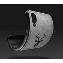 Луксозен гръб Deer за Samsung Galaxy A7 2018 A750F - сив