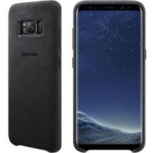Оригинален гръб за Samsung Galaxy S8 Plus G955 ALCANTARA EF-XG955ASEGKR - черен