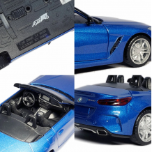Метална кола с отварящи се врати и капаци светлини и звуци MSZ BMW Z4 M40i Convertible 1:30