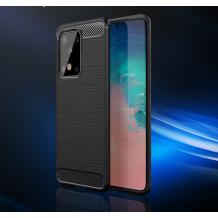Силиконов калъф / гръб / TPU за Samsung Galaxy S20 Ultra - черен / carbon
