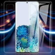 Удароустойчив извит скрийн протектор 360° / 3D Full Body Nano Shapq Memory Film / за Huawei P30 Pro - прозрачен / лице и гръб