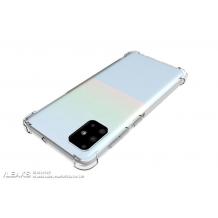Удароустойчив силиконов калъф / гръб / TPU за Samsung Galaxy A71 - прозрачен