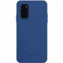 Силиконов калъф / гръб / TPU MOLAN CANO Jelly Case за Samsung Galaxy S20 Plus - тъмно син / мат
