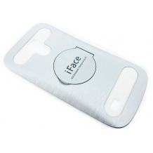 Заден предпазен твърд гръб / капак / iFace за Samsung Galaxy S4 mini i9190 / S4 mini i9195 / S4 mini Dual i9192 - сив