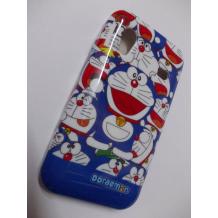 Силиконов калъф / гръб / TPU за Samsung Galaxy Ace S5830 - Doraemon / син  с котки