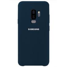 Оригинален гръб Silicone Cover за Samsung Galaxy S9 Plus G965 - тъмно син