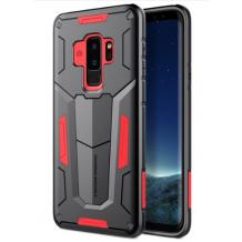 Твърд гръб Nillkin DEFENDER II за Samsung Galaxy S9 Plus G965 - черен с червено