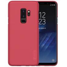 Луксозен твърд гръб Nillkin за Samsung Galaxy A6 Plus 2018 - червен