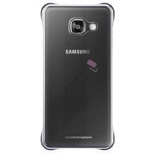 Оригинален твърд гръб Clear Cover EF-QA510C за Samsung Galaxy A5 2016 A510 - прозрачен със сребрист кант