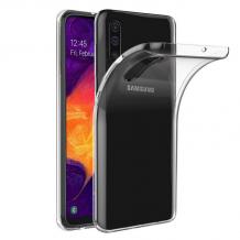 Силиконов калъф / гръб / TPU за Samsung Galaxy A70 - прозрачен