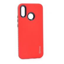 Луксозен силиконов калъф / гръб / TPU Roar RICO Hybrid Case за Huawei P20 Lite - червен