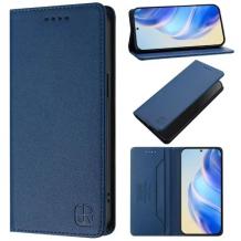 Кожен калъф Flip тефтер Magnetic Book Pro със стойка за Samsung Galaxy A36 5G - тъмносин