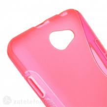 Силиконов калъф / гръб / TPU S-Line за HTC Desire 516 / D516w - розов