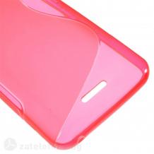 Силиконов калъф / гръб / TPU S-Line за HTC Desire 516 / D516w - розов