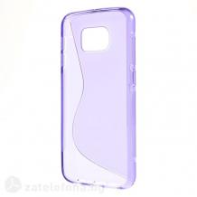 Силиконов калъф / гръб / TPU S-Line за Samsung Galaxy S6 G920 - лилав