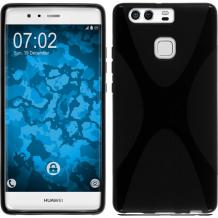 Силиконов калъф / гръб / TPU X Line за Huawei P9 - черен