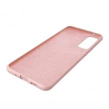 Луксозен силиконов калъф / гръб / Nano TPU за Samsung Galaxy A31 - розов