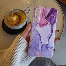 Луксозен гръб за Samsung A57 Marble Tech Case - кейс със мраморен ефект