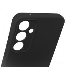 Силиконов калъф / гръб / TPU кейс за Samsung Galaxy S25 FE - черен гръб със защита за камерата