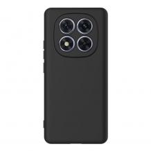 Силиконов калъф / кейс / Nano TPU за Xiaomi Redmi Note 14 Pro - черен гръб със защита за камерата