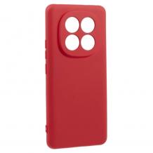 Силиконов калъф / кейс за Xiaomi Redmi Note 15 Pro Plus 5G - червен гръб със защита за камерата