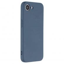 Силиконов калъф / гръб / TPU кейс за iPhone 16e - Тъмносин