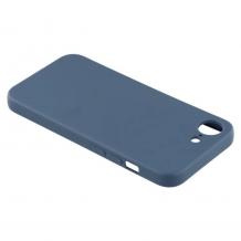 Силиконов калъф / гръб / TPU кейс за iPhone 16e - Тъмносин