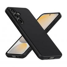 Силиконов калъф / кейс/ за Samsung S26 FE - Черен гръб със защита за камерата