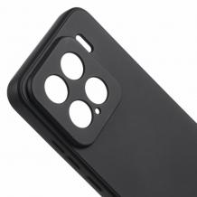Силиконов калъф / кейс / Nano TPU за Xiaomi 15 - черен гръб със защита за камерата
