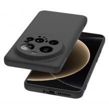 Силиконов калъф / кейс / Nano TPU за Xiaomi 15 Ultra - черен гръб със защита за камерата