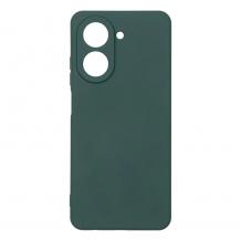 Силиконов калъф / гръб / TPU кейс за Xiaomi Redmi A5 4G / 173.45mm 6.88 " - тъмнозелен гръб със защита за камерата / мат