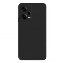 Силиконов калъф / гръб / кейс TPU Silicone Soft Cover case за Xiaomi Redmi Note 12 Pro 5G / Poco X5 - черен със защита за камерата