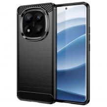 Силиконов калъф / гръб / кейс за Xiaomi Redmi Note 14 Pro - черен / carbon