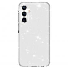 Луксозен силиконов калъф / кейс / Crystal Case за Samsung Galaxy A27 - прозрачен / брокат