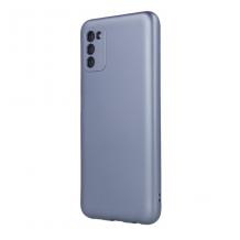Луксозен силиконов калъф / гръб / TPU кейс за Samsung Galaxy A53 5G - светло син със защита за камерата