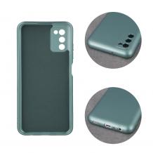 Силиконов калъф / гръб / TPU кейс Metallic Cover за Samsung Galaxy S20 FE - зелен