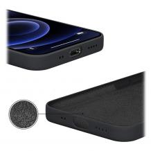 Луксозен силиконов калъф / гръб / Nano TPU кейс за Apple iPhone 14 Pro - черен