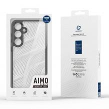 Силиконов твърд кейс Dux Ducis AIMO за Samsung Galaxy S24 - черен гръб