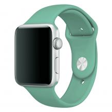 Силиконова каишка за Apple Watch 42 / 44мм - цвят мента