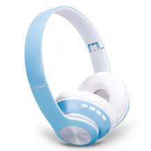 Стерео слушалки Bluetooth 66BT / Wireless Headphones / безжични Bluetooth Wireless слушалки 66BT - сини